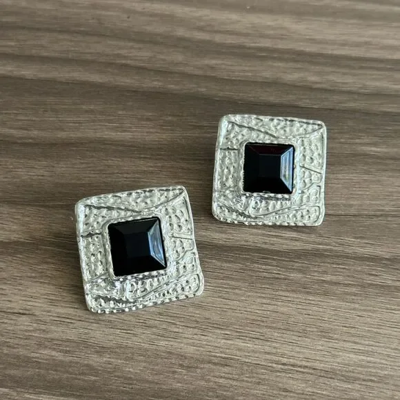 Elegant Square Earrings Q849 - Picture 4 of 6